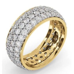 Refined Eternity Rings Men's Wedding Band | Mens Wedding Bands