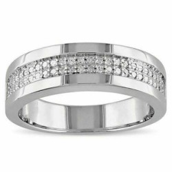 Distinguished Diamond Rings Men's Wedding Band | Mens Wedding Bands