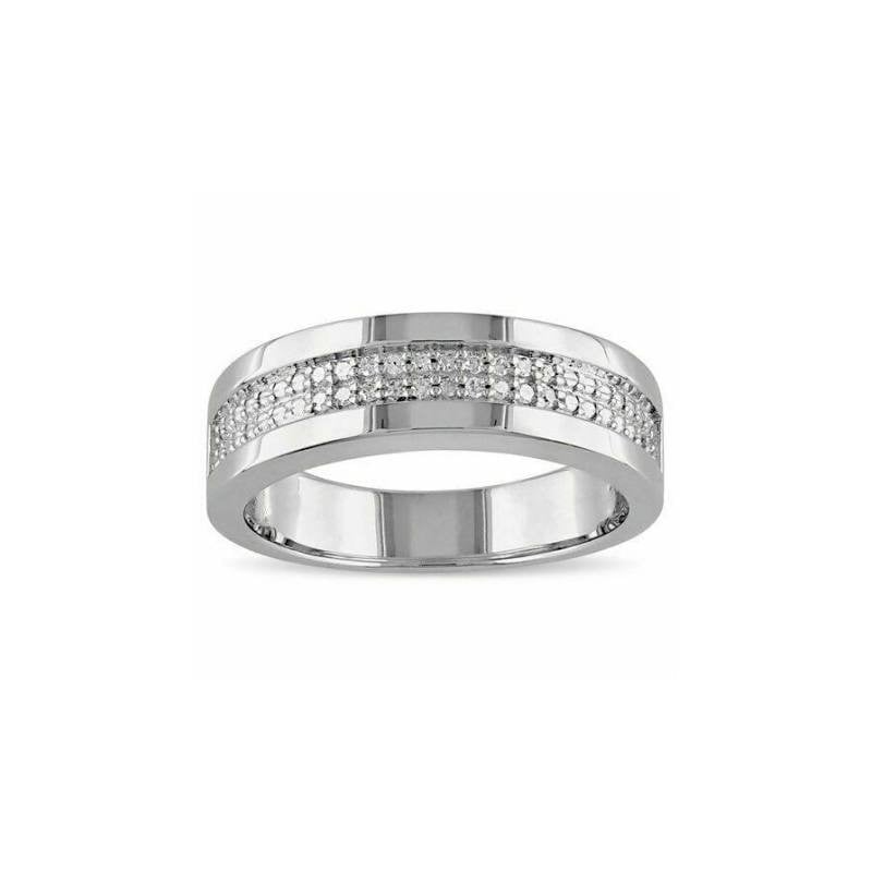 Distinguished Diamond Rings Men's Wedding Band | Mens Wedding Bands