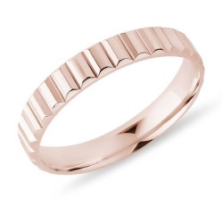 Elegant Textured Rings Men's Wedding Band | Mens Wedding Bands